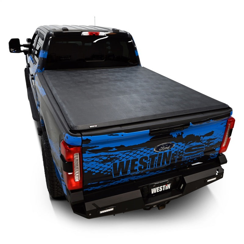 Westin 17-24 Ford F-250/350 Super Duty 6.75ft. Bed Soft Roll Tonneau Cover - Black 19-11005 19-11005 Photo - Mounted