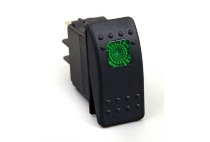 Daystar Rocker Switch Green Light 20 AMP Single Pole KU80012 KU80012 User 1