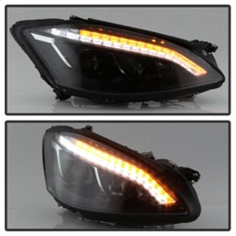 Spyder Mercedes W221 S Class 07-09 Headlights - HID Model Only - Black PRO-YD-MBW22107-HID-DRL-BK 5083890 5083890 Photo - Unmounted