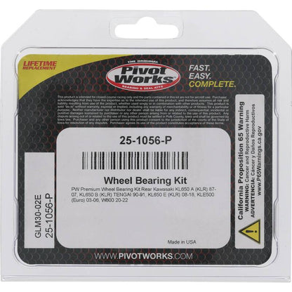 Pivot Works Kawasaki Wheel Bearing Kit Premium Bearings 25-1056-P 25-1056-P Photo - Primary