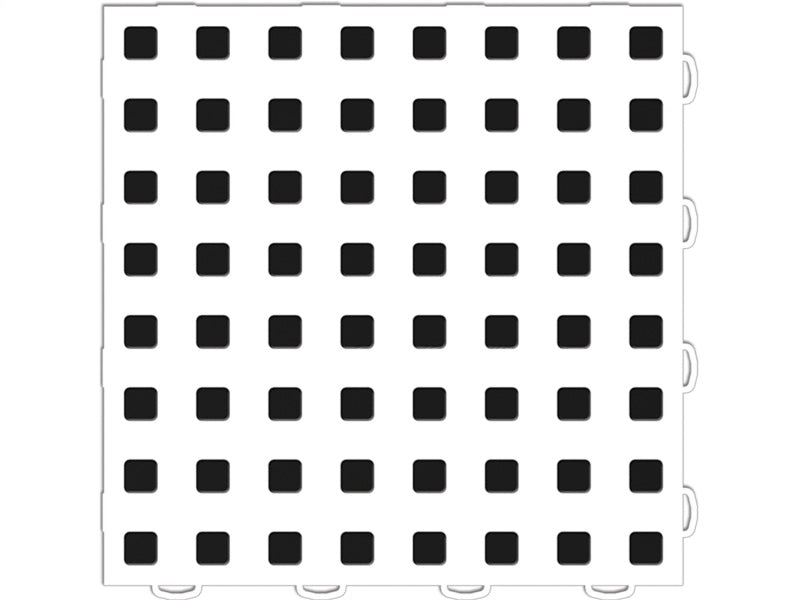 WeatherTech TechFloor - 3in X 12in Tiles(Left Loop) - White/Black **Order in Qtys of 10 51T312LL WH-BK 51T312LL WH-BK Photo - Primary