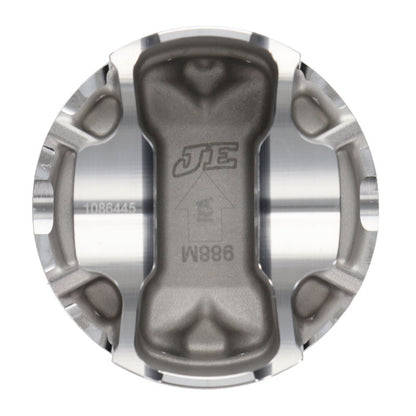 JE Pistons Nissan VR30DDTT 86mm Bore 10.2:1 CR -3cc Dish - Set of 6 346348 346348 User 6