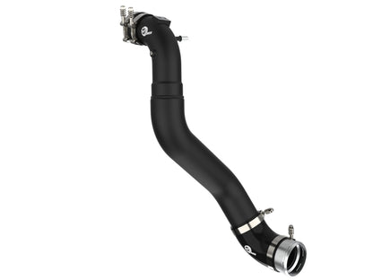 aFe 21+ Ford F-150 V6-3.5L (tt) BladeRunner 3in to 3.5in Aluminum Cold Charge Pipe Black 46-20519-B 46-20519-B Photo - Primary