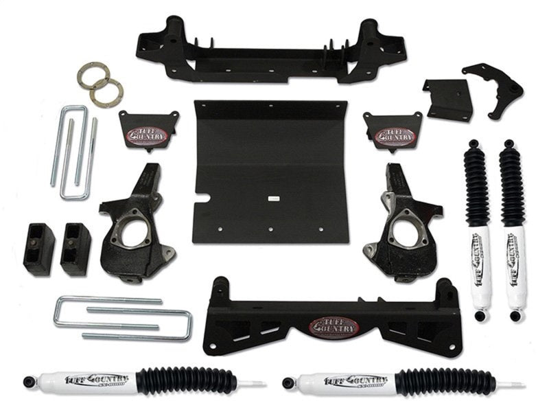 Tuff Country 01-06 Chevy Silverado 1500HD 4x4 4in Lift Kit (w/3pc Sub Frame SX8000 Shocks) 14992KN