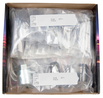 McGard 6 Lug Hex Install Kit w/Locks (Cone Seat Nut) M12X1.5 / 13/16 Hex / 1.5in. Length - Black 84658 84658 Photo - in package