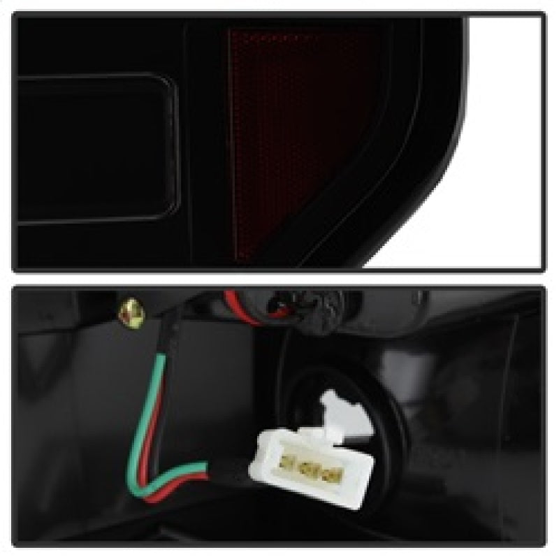 Spyder 09-14 Ford F150 V2 Light Bar LED Tail Lights - Blk Smoke (ALT-YD-FF15009V2-LBLED-BSM) 5084217 5084217 Photo - Unmounted