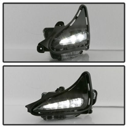 Spyder 2017+ Toyota Corolla OEM LED Fog Lights w/Switch - Clear (FL-TCO17-LED-C) 5084866 5084866 Photo - Unmounted