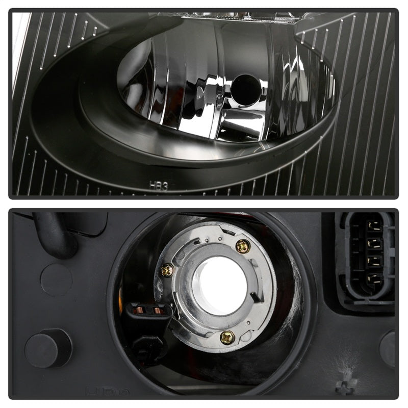 SPYDER xTune 02-09 GMC Envoy OEM Style Headlights - Black (HD-JH-GEN02-AM-BK) 9042652 9042652 Photo - Unmounted
