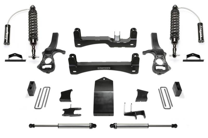 Fabtech 6 Inches Performance System w/ Front Dirt Logic 2.5 Resi Coilovers K1134DL Photo - Primary