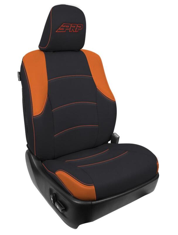 PRP Seats PRP 11-24 Toyota 4Runner Front Seat Covers (Pair) - Black/Orange B066-05 B066-05 Photo - Primary