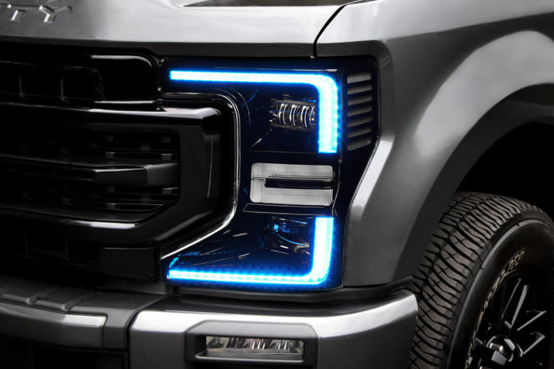 ORACLE Lighting Oracle 20-22 Ford F-250/350 Super Duty Dynamic ColorSHIFT Headlight DRL Upgrade Kit w/Switchback 1449-332 1449-332 User 1