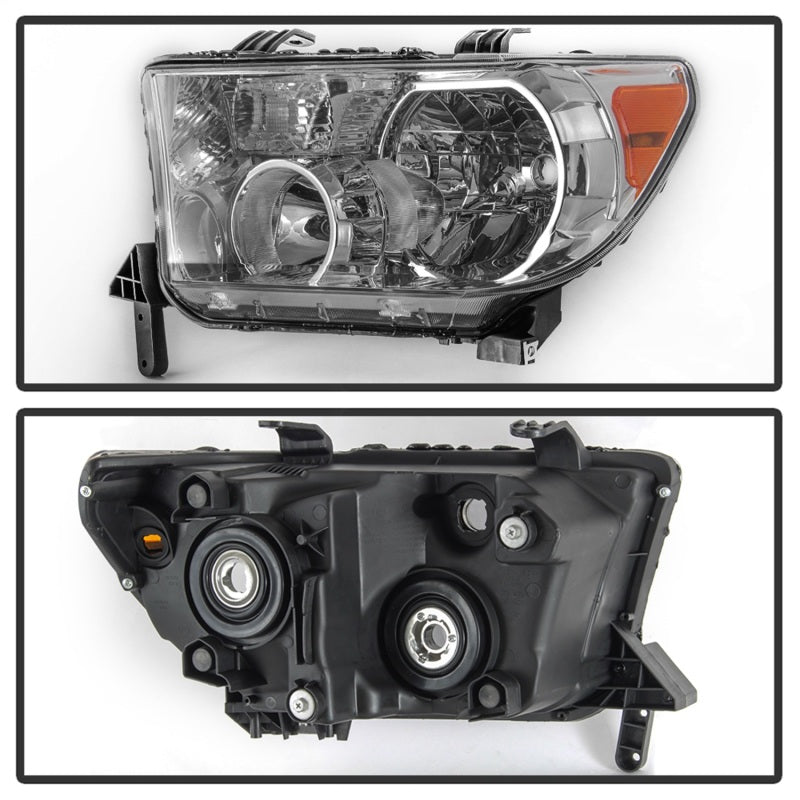 SPYDER xTune 07-13 Toyota Tundra (w/o Headlight Washer) Headlight - OEM Left (HD-JH-TTU07-OE-L) 9042263 9042263 Photo - Unmounted