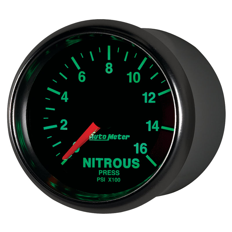 Autometer Gauge, Nitrous Pressure, 2 1/16", 1600psi, Digital Stepper Motor, Gs 3874 User 3