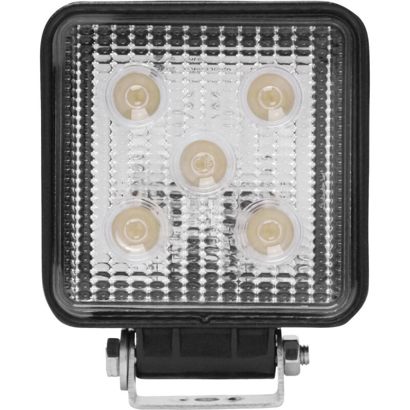 Westin LED Work Utility Light Square 4.5 inch x 5.4 inch Spot w/3W Epistar - Black 09-12210A 09-12210A Photo - Primary