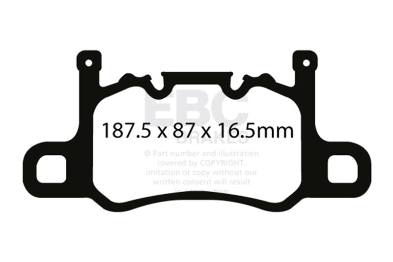 EBC Disc Brake Pad Set DP42207R Photo - Primary
