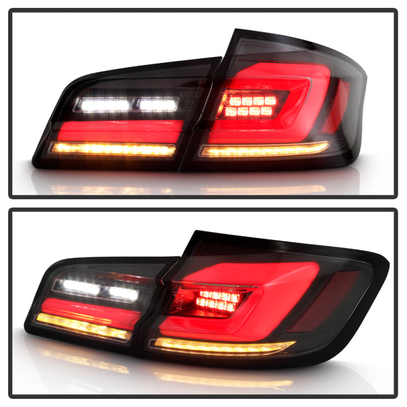 SPYDER 11-17 BMW 5 Series F10 F18 M5  Sequential Turn Signal LED Tail Light - BK ALT-YD-BMWF1011-BK 5088512 5088512 User 6