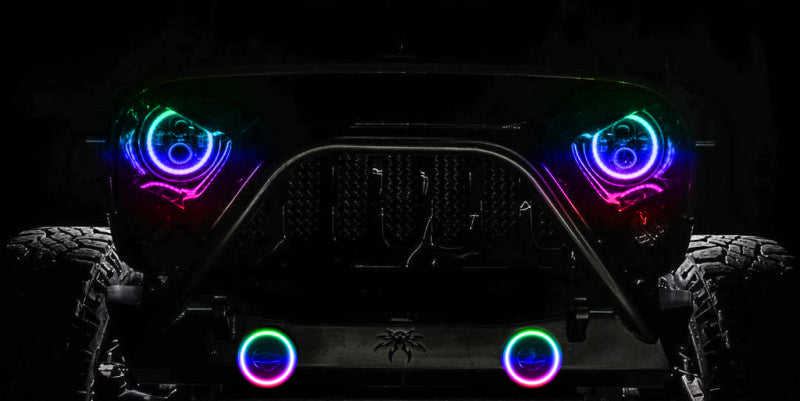 ORACLE Lighting Oracle Jeep Wrangler JK/JL/JT High Performance W LED Fog Lights - ColorSHIFT w/o Controller 5846-334 5846-334 Photo - lifestyle view