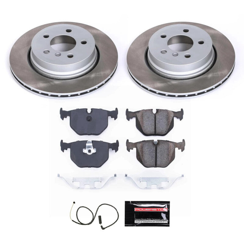 PowerStop Power Stop 04-10 BMW X3 Rear Semi-Coated Rotor Kit SC5738 SC5738 Photo - Primary