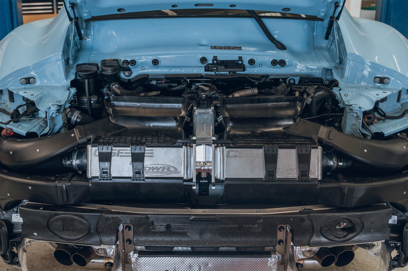 CSF 2020+ Porsche 992 Turbo/S High Performance Intercooler System (OEM PN 992.145.805.G) 8188 8188 Photo - Mounted