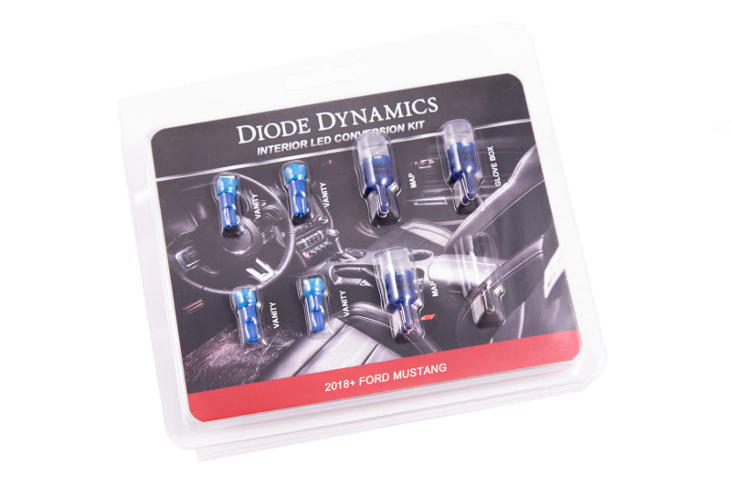 Diode Dynamics 18-19 Mustang Stage 1 Mustang Interior LED Light Kit - Blue DD0355 DD0355 Photo - Primary