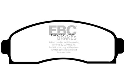 EBC Disc Brake Pad Set DP61617 Photo - Primary