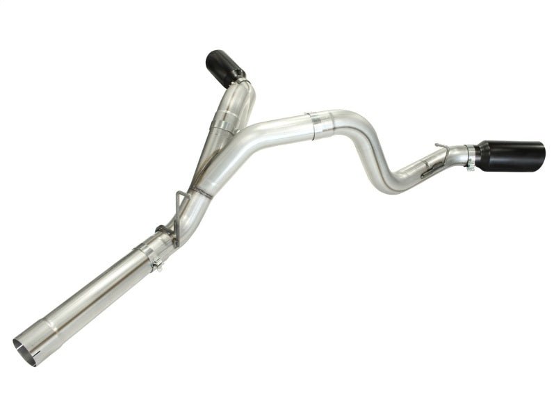 aFe  POWER 49-44043-B Large Bore-HD 4" 409 SS DPF-Back Exhaust System 49-44043-B Photo - Unmounted
