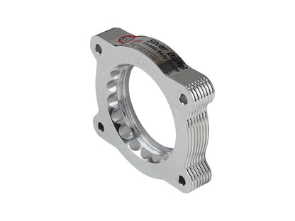 aFe 07-13 Chevrolet Silverado 1500/GMC Sierra 1500 Silver Bullet Throttle Body Spacer - Silver 46-34019 46-34019 Photo - Unmounted