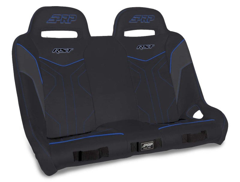 PRP Seats PRP Polaris RZR XP4 1000/XP4 Turbo/XP4 Turbo S RST Rear Suspension Bench- Black/Blue A4901-V A4901-V Photo - Primary