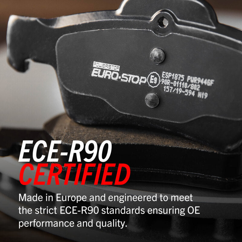 PowerStop Power Stop 11-16 BMW 528i Rear Euro-Stop Brake Kit ESK6034 ESK6034 Features and Benefits