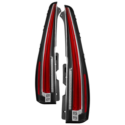 SPYDER xTune 07-14 Chevy Tahoe Suburban and 07-14 GMC Yukon Black LED Tail Lights ALT-ON-CSUB07-2IN1LED-BK 9039751 9039751 Photo - Primary