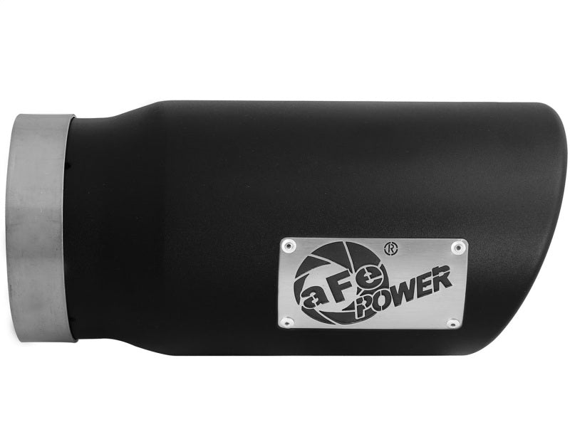 aFe MACH Force-Xp 5in 409 Stainless Steel Exhaust Tip: 5" In x 6" Out x 12 49T50601-B12 Photo - Unmounted