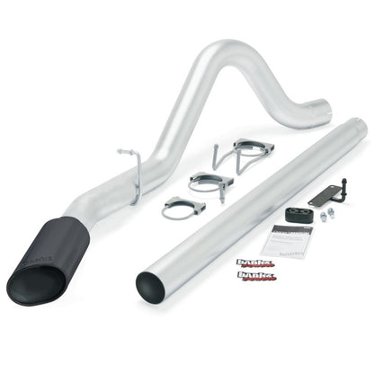 Banks Power 08-10 Ford 6.4L (All W/B) Monster Exhaust System - SS Single Exhaust w/ Black Tip 49781-B 49781-B Photo - Primary