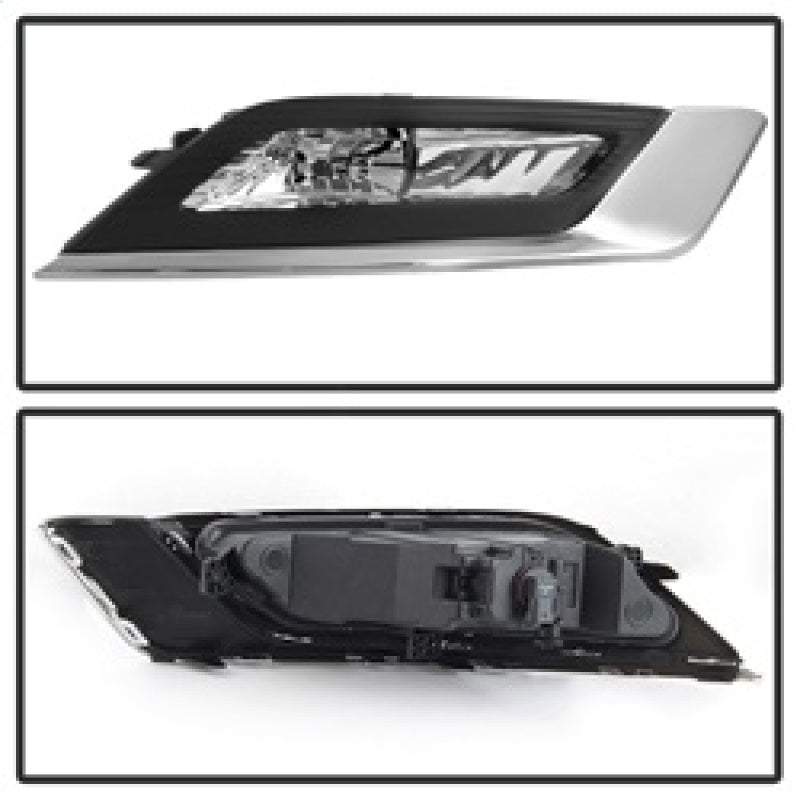 Spyder 17-18 Ford Fusion OEM Fog Lights w/ Switch & Cover - Clear (FL-FFUS17-C) 5085405 5085405 Photo - Unmounted