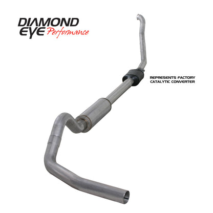 Diamond Eye Performance Diamond Eye KIT 4in TB SGL AL: 94-97 FORD 7.3L F250/F350 PWRSTROKE NFS W/ CARB EQUIV STDS K4306A K4306A Photo - Primary