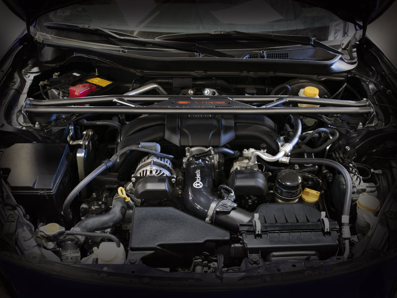 aFe CONTROL 22-23 BRZ/GR86 Front Suspension Strut Brace - Gray 450-722001-G 450-722001-G Photo - Mounted