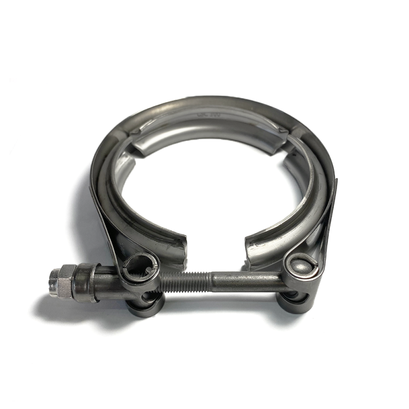 Ticon Industries 5in Stainless Steel V-Band Clamp for GT47-55 Undivided Housing 119-12700-1101