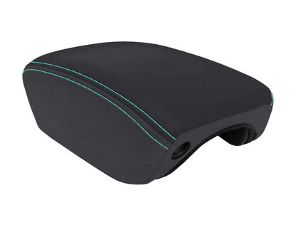 PRP Seats PRP 2018+ Jeep Wrangler JL Center Console Cover - Black/Teal B103-09 B103-09 Photo - Primary