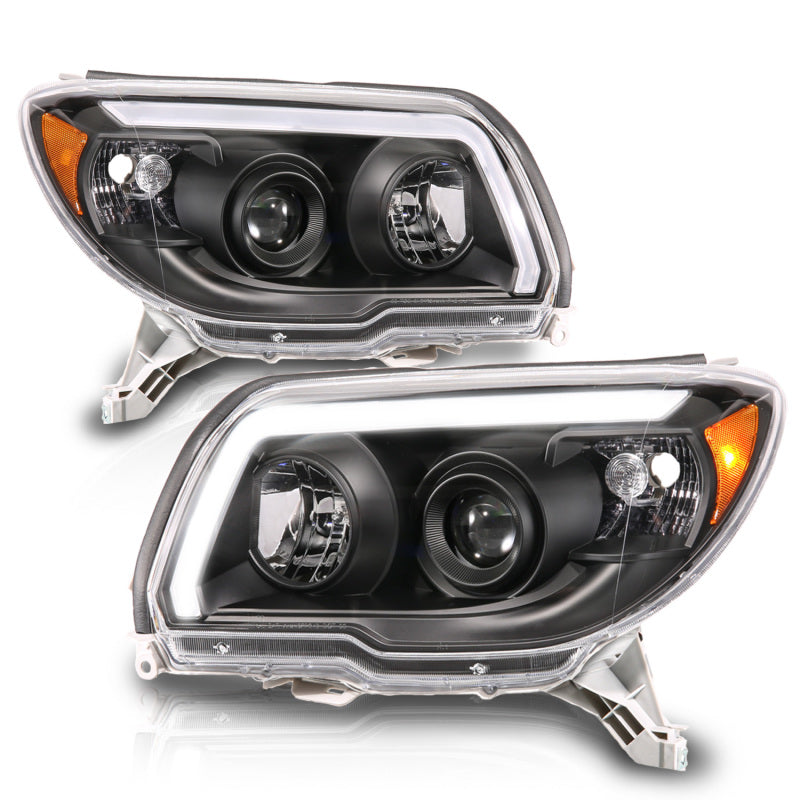 ANZO 06-09 Toyota 4 Runner Projector Headlights Plank Style - Black 111616 111616 Photo - Unmounted