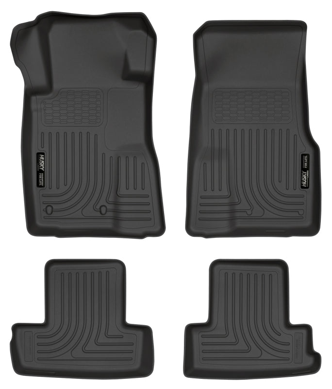 Husky Liners 10-12 Ford Mustang WeatherBeater Combo Black Floor Liners (4pc) 98371 Photo - Primary