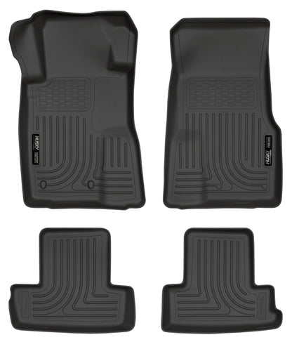 Husky Liners 10-12 Ford Mustang WeatherBeater Combo Black Floor Liners (4pc) 98371 Photo - Primary