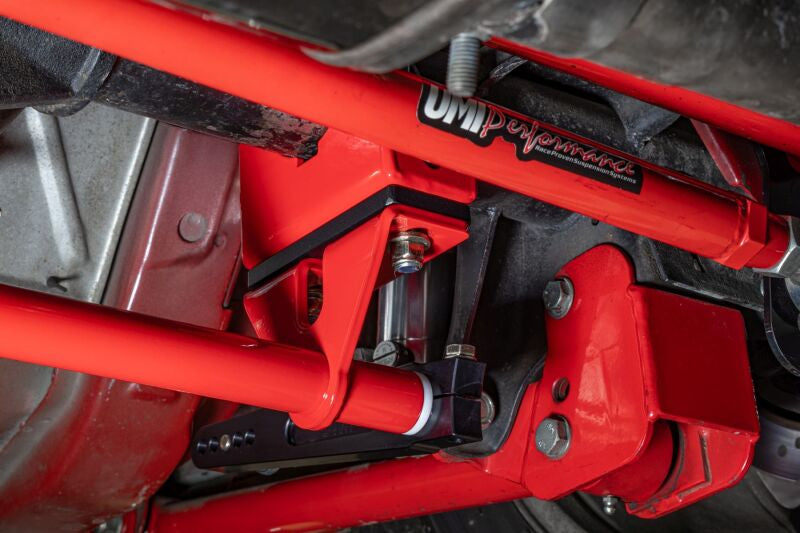 UMI Performance UMI 82-02 GM F-Body Rear Sway Bar - Splined - Black 2147-B 2147-B Photo - Mounted