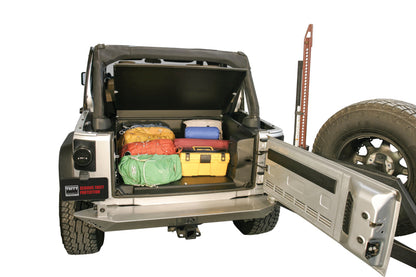 Tuffy Products Tuffy Jk 2011+ Deluxe Security Deck Enclosure- Black 326-01 326-01 Photo - Mounted