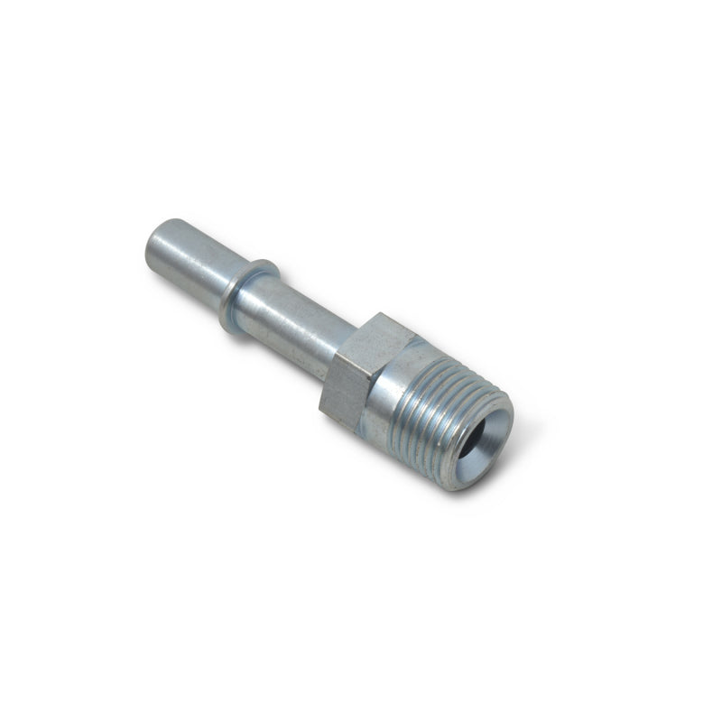 Russell Performance EFI Adapter Fitting 3/8 NPT MALE TO 3/8in SAE Quick Disc Male Zinc 640690 640690 Photo - out of package