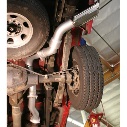 Banks Power 07-10 Chevy 6.6L LMM ECSB-CCLB Monster Exhaust System - SS Single Exha 47784 Photo - Mounted