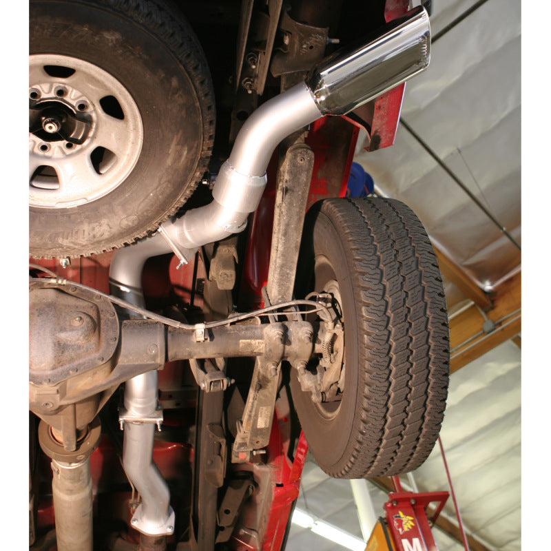 Banks Power 07-10 Chevy 6.6L LMM ECSB-CCLB Monster Exhaust System - SS Single Exha 47784 Photo - Mounted