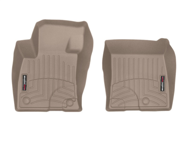 WeatherTech WT FloorLiner - Front - Tan Floor Mats Floor Mats - Rubber main image