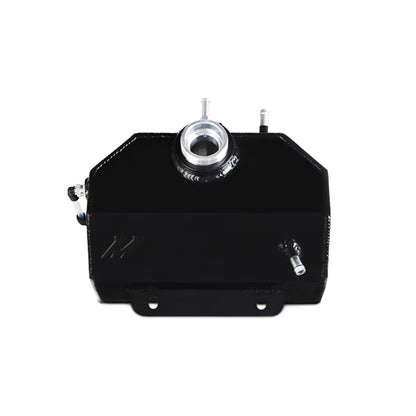 Mishimoto Wrinkle Black Coolant Expansion Tank Ford Mustang EcoBoost / V6 / V8 MMRT-MUS-15EBK Photo - Close Up