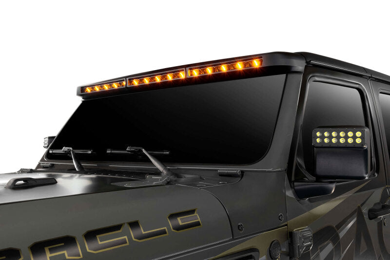 ORACLE Lighting Oracle Jeep Wrangler JL/Gladiator JT Integrated Windshield LED Light Bar System 5917-023 5917-023 Photo - Mounted