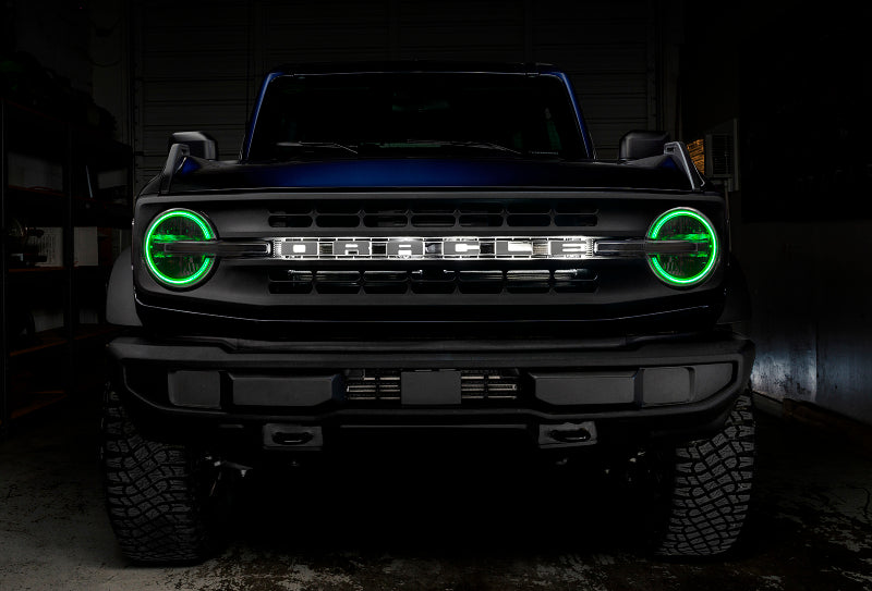 ORACLE Lighting Oracle 2021 Ford Bronco DRL Upgrade w/ Halo Kit - ColorSHIFT w/ BC1 Controller 1468-335 1468-335 Photo - lifestyle view