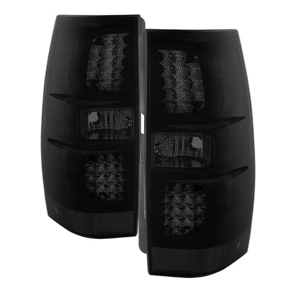 SPYDER Xtune Mc Yukon/Yukon Denali 07-14 LED Tail Lights Black Smoked ALT-JH-CSUB07-LED-G2-BSM 9033926 9033926 Photo - Primary